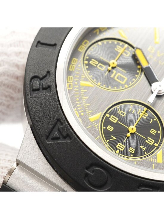 Bvlgari Aluminum Granz Lismo Gray Dial Watch main image 9